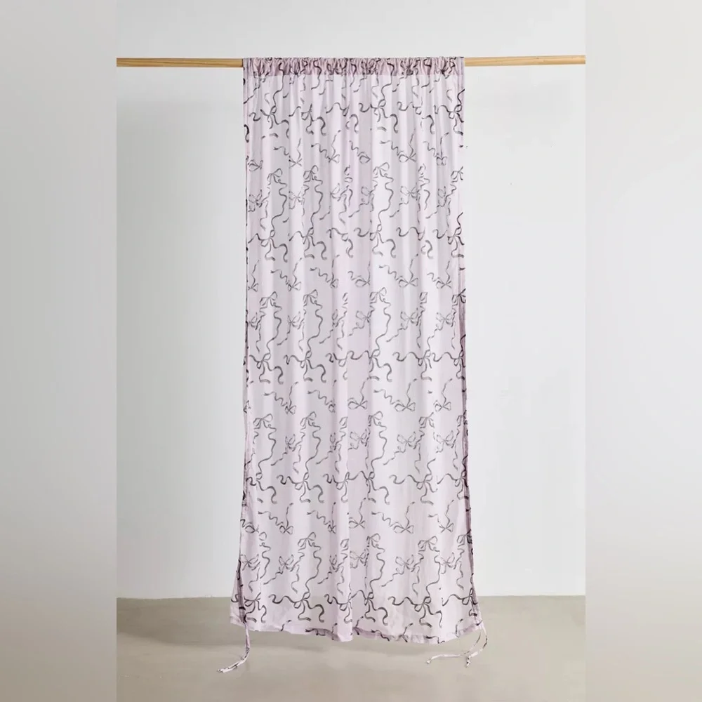 Urban outfitters bows Roman shades curtains purple - Picture 3 of 6